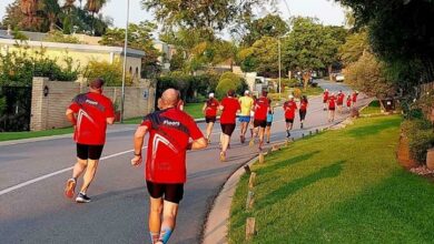 Group of Buddies during their weekday run. Photo: Running Buddies.