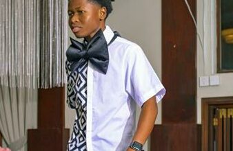 Nelson Mphikeleli Nhlapo models in the Mr and Miss Opal contest.
