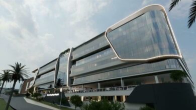 A graphic of what the finished hospital along Beyers Naudé Drive in Northcliff will look like.