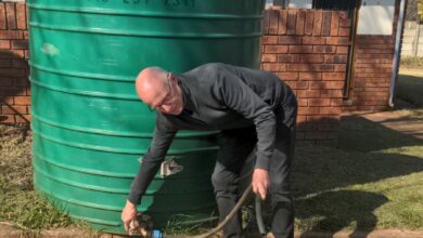 Aubrey Crowder, resident of Eeufees Oord retirement village in Westdene