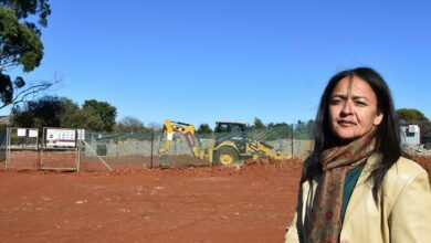 Ward 98 councillor Beverly Jacobs at the Fairland Pikitup dump site when construction was stopped following an outcry from neighbouring residents to its expansion. Photo: Emily Wellman Bain