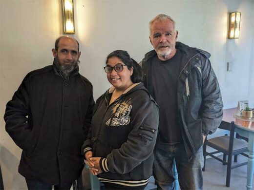 Jusuf Dadabhay, Nadia Meeran and Michael O’Donovan lead the group to apply pressure on local government to improve service delivery across the board. Photo: Emily Wellman Bain
