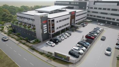 A picture of what the new Johannesburg Surgical Hospital will look like when complete.