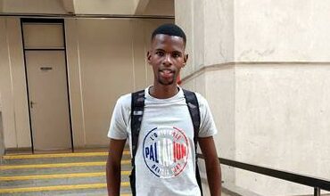 Mdabuli says that playing soccer helps him to stay active in school.