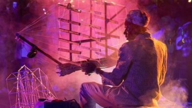 David Gara with his model ships.