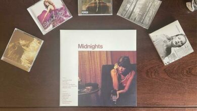 Hannah Roberts' collection of Taylor Swift albums.