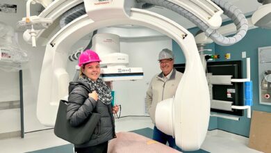 Ward 88 Councillor Nicolene Jonker and hospital manager Alex Daneel during a previous walk-about of the facility. Photo: Emily Wellman Bain