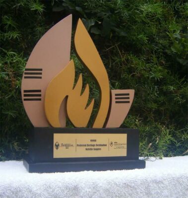 The award given to Melville Koppies by the National Heritage Council.