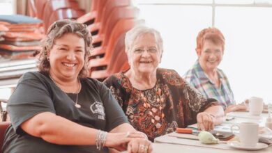 Miniature enthusiasts, Rika Moon, Elize Grobbelaar and Elmarie Kariolis.