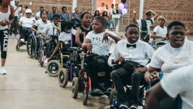 Children of Hope School have their time on the dance floor. Photo: Neo Phashe