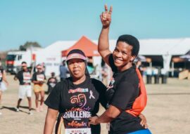 Blantina Makgamotho and Veronica Esiang. Photos: Neo Phashe