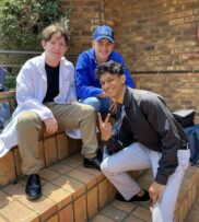 Colby Herod, Luke Chellew and Mikaeel Solomon-Benjamin.