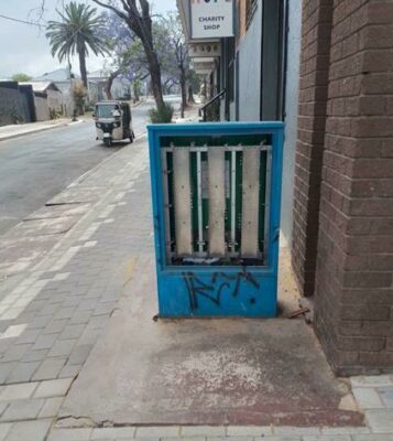 This is a Telkom service box and the JDA are unauthorised to remove it.