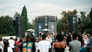 A photo taken during the concert at the Botanical Gardens. Photo: Thank God Fest Instagram page