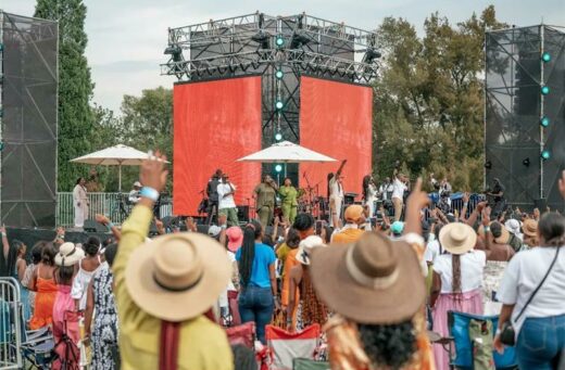 Simultaneous concerts caused a headache for nearby residents who cried foul because of 'unacceptably high noise levels which came close to shattering windows.