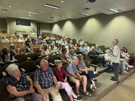 Selwyn Klass addresses attendees.