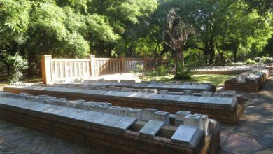 NOW: Friends of Johannesburg cemeteries have been hard at work trying to restore the site to its former condition.