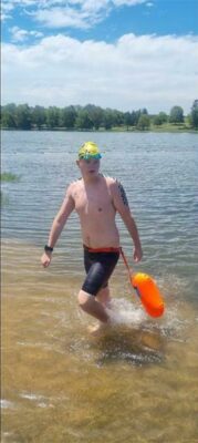 Samuel Smith at the aQuelle Midmar Mile.
