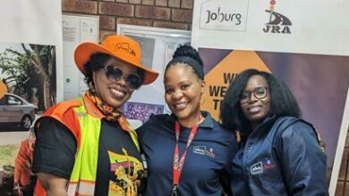 Department of Transport: Nonhlanhla Nxumalo, Viola Mguda and Marumo Modaolu.