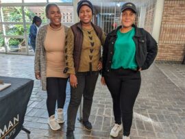 The City of Johannesburg Ombudsman: Tebello Maduna, Khanyisile Ndlela and Angel Maraba.