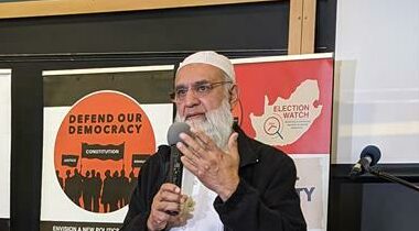 Ismail Vadi from Defend Our Democracy.