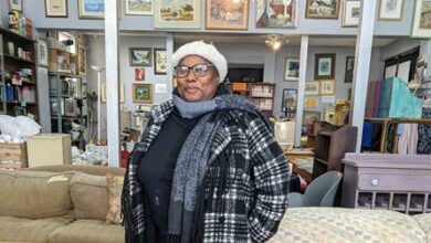 Molly Moloto in the new store called Resurrection is up the road from the flagship shop, Hotel Hope Interiors on 7th Street in Melville.
