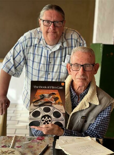 Co-founders of the Historic Documentary Film Society Henni Erasmus and Selwyn Klass.