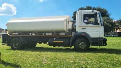 A water tanker.