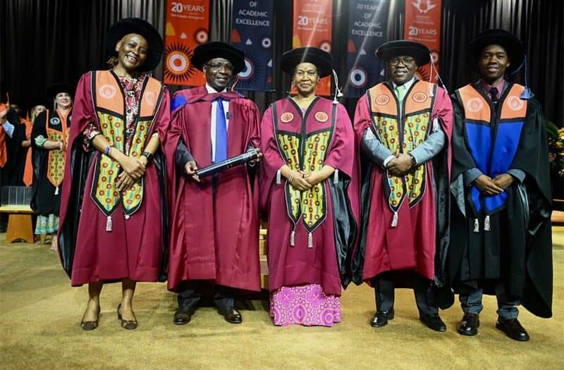 After a lifetime of service to the greater South African education system, professor Lumkile Wiseman Nkuhlu has been honoured by UJ with an honorary doctorate.