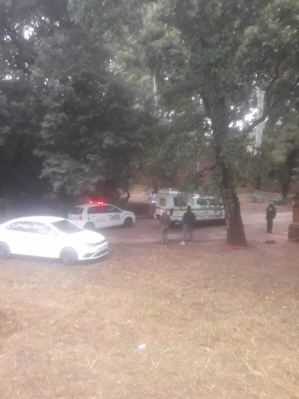 SAPS, JMPD, and security teams are on-site at the Johannesburg Botanical Gardens after a grim discovery near Judith Road and Beyers Naudé Drive.