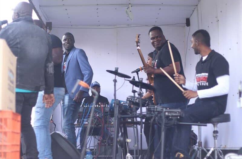 The outreach saw community members in attendance receive a helping hand.