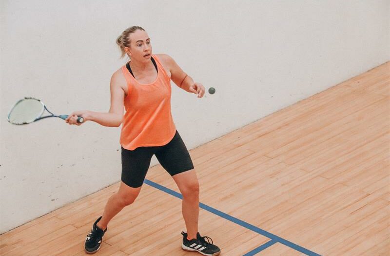 Returning to squash after a 10-year hiatus, Mignoinette Fair is showing her kids that being active is great, and taking care of herself at the same time.