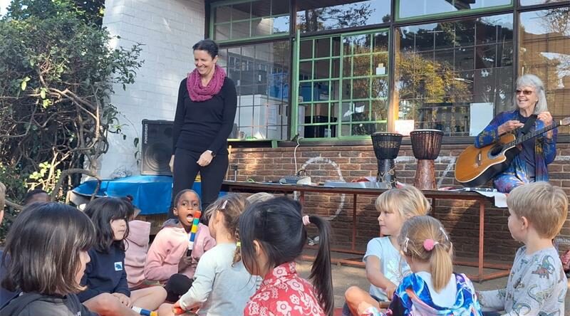 On Grandparents Day, a day to honour the bond that children share with their grandparents, Roosevelt Park Pre-Primary School invited their students' grandparents to enjoy treats, both of the confectionery and auditory kind.
