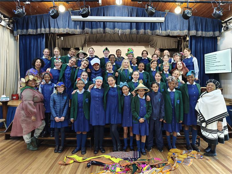 In a celebration of all things African, Auckland Park Preparatory School embraced being African with songs, dances, and ululations.