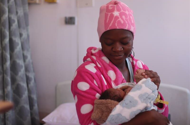 First time mother Kedibone Mzimba welcomed her beautiful baby boy, Okhethawho, into the world on May 6 at Rahima Moosa Mother and Child Hospital.