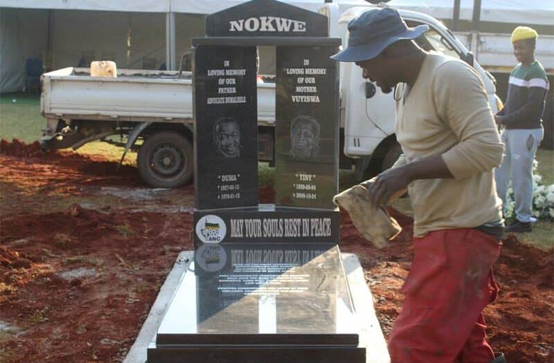 Westpark Cemetery saw the reburial of former ANC Secretary General Duma Nokwe, alongside his wife. After a life of exile, he will now be reunited with his fallen brothers.