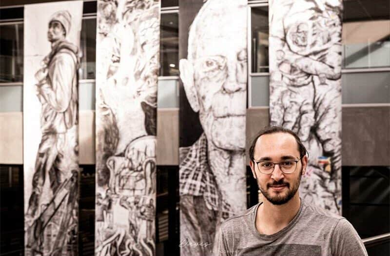 From a young age, Shui Hoppenstein has been living his dream of being a fine arts student, finally pursuing his passion at the University of Johannesburg (UJ).
