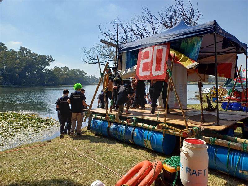 Taking part in this years Kontiki, 1st Greenside Scout Troop managed 13th overall, with a fourth place for team spirit, and a fifth for raft safety.