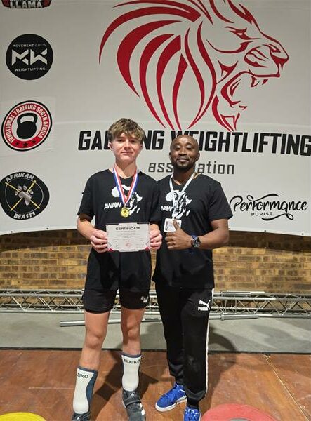 Tyrell lifts himself to a gold medal finish at the Gauteng Championships.