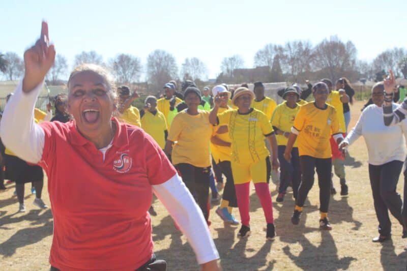 In their first inaugural soccer tournament, senior citizens featured four different regions in Johannesburg to lace up their boots and show off their skills on the pitch.