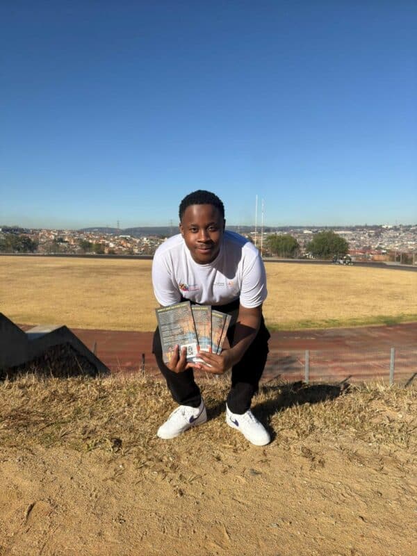 Wandile Mathe aims to teach children the value of accountability and resilience through his books.