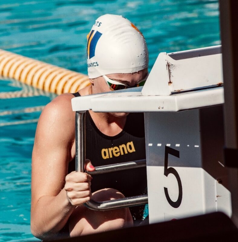 Not even a four-year-long break from the sport could have stunted this competitive swimmer's growth or aspirations.