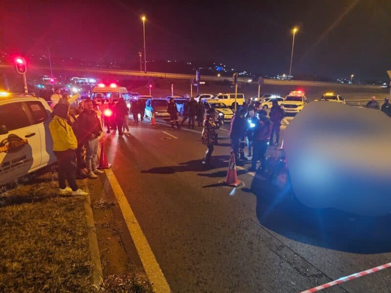 Authorities confirm a targeted attack after a man was shot in a vehicle on 14th Avenue offramp from the N1 Highway.