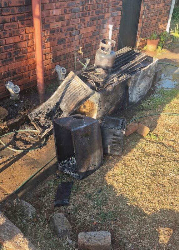 A swift response from SCP Security and CoJ Emergency Services contained the blaze, though two homes were completely destroyed.