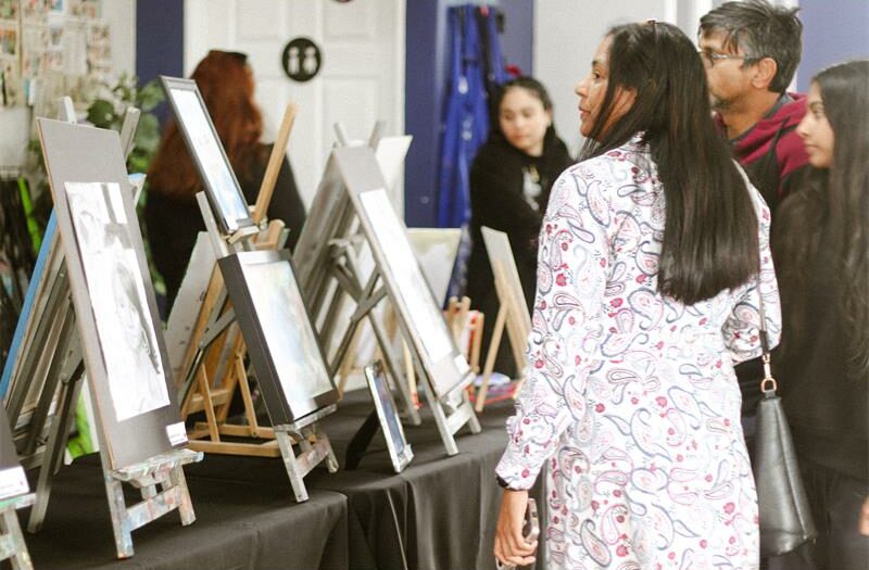 The exhibition inspired all ages, giving the artists a chance to showcase their work, but also to let it go.