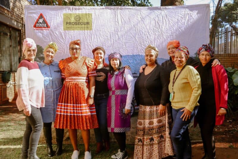 The private security company encourages women to be aware of their surroundings, while they tap into their inherent female traits to help in guarding their wellbeing.