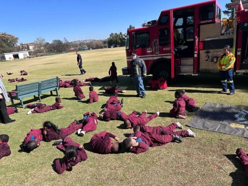 From 'stop, drop, and roll' to hands-on demonstrations, Northcliff Primary students received an exciting lesson in fire safety.