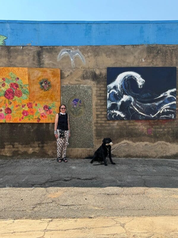 Brixton artist Bronwen Findlay invited people into her home when she hosted an art exhibition.