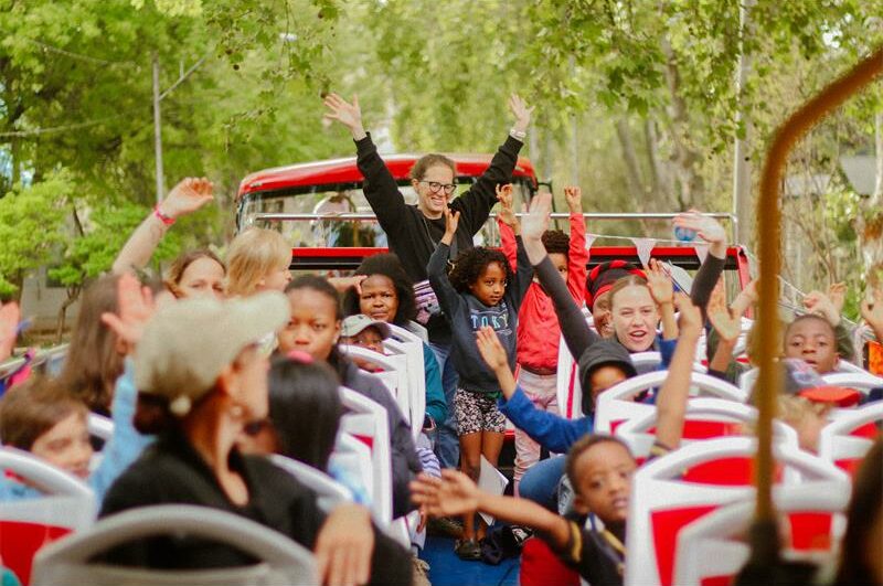 The children of Auckland Park-based Mimosa School hopped on a bus and took a fun adventure through Johannesburg.