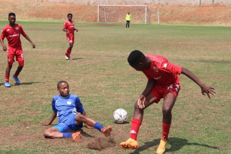 Quick feet, fearless dribbling, and two goals — Lulekwa Ndima proved that height is no barrier when talent does the talking.